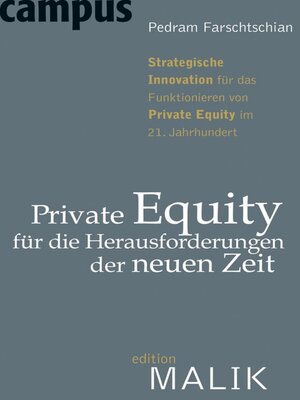 cover image of Private Equity für die Herausforderungen der neuen Zeit